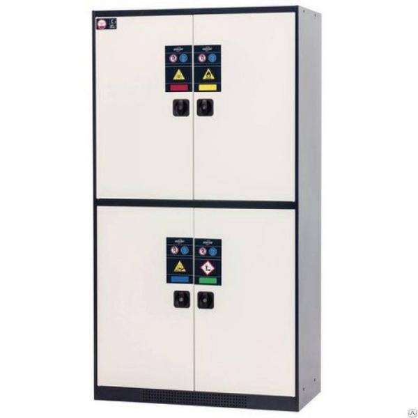 Шкаф комбинированный типа 124-2, с 4 отделениями, по 2 полки и 2 поддона